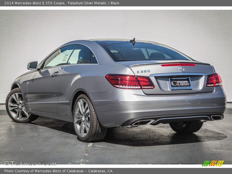 Paladium Silver Metallic / Black 2014 Mercedes-Benz E 350 Coupe