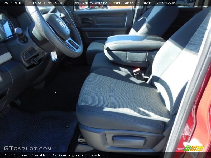Deep Cherry Red Crystal Pearl / Dark Slate Gray/Medium Graystone 2012 Dodge Ram 1500 Express Quad Cab