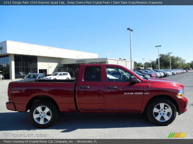 Deep Cherry Red Crystal Pearl / Dark Slate Gray/Medium Graystone 2012 Dodge Ram 1500 Express Quad Cab