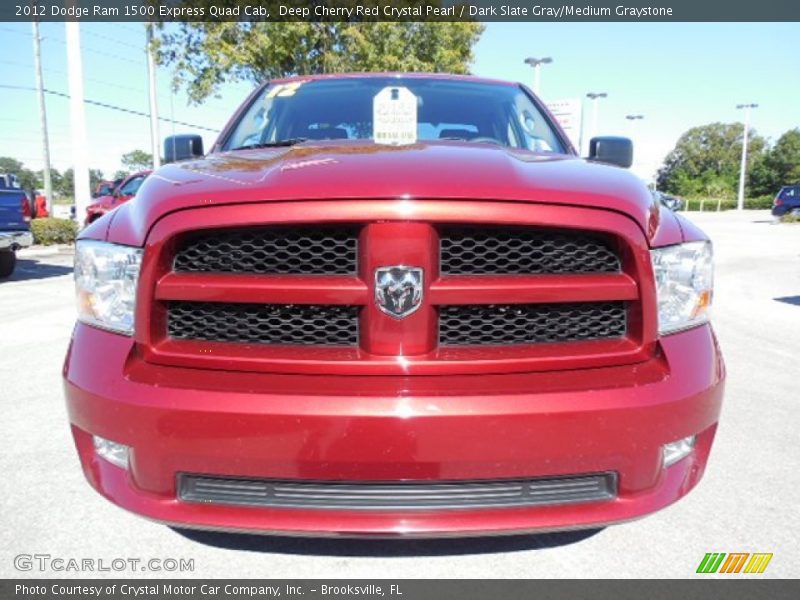 Deep Cherry Red Crystal Pearl / Dark Slate Gray/Medium Graystone 2012 Dodge Ram 1500 Express Quad Cab
