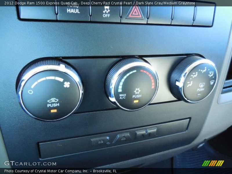 Deep Cherry Red Crystal Pearl / Dark Slate Gray/Medium Graystone 2012 Dodge Ram 1500 Express Quad Cab
