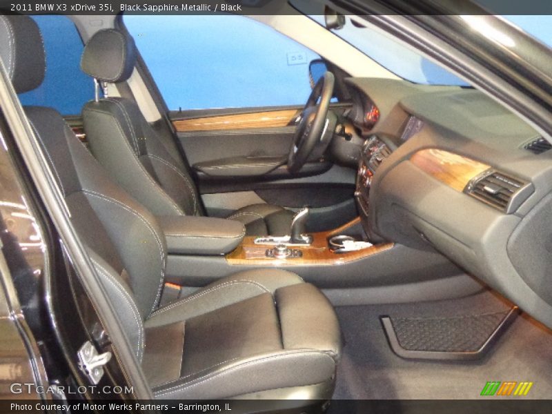 Black Sapphire Metallic / Black 2011 BMW X3 xDrive 35i