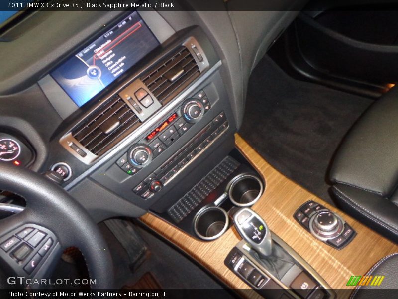 Black Sapphire Metallic / Black 2011 BMW X3 xDrive 35i