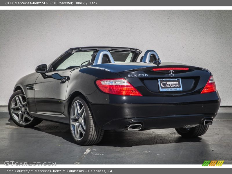 Black / Black 2014 Mercedes-Benz SLK 250 Roadster