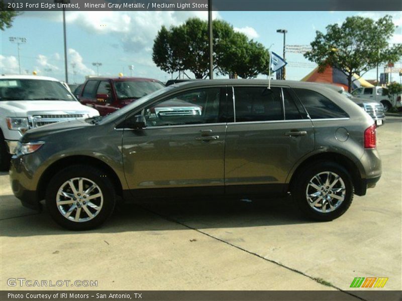 Mineral Gray Metallic / Medium Light Stone 2013 Ford Edge Limited