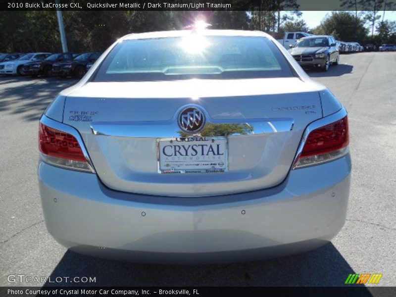 Quicksilver Metallic / Dark Titanium/Light Titanium 2010 Buick LaCrosse CXL