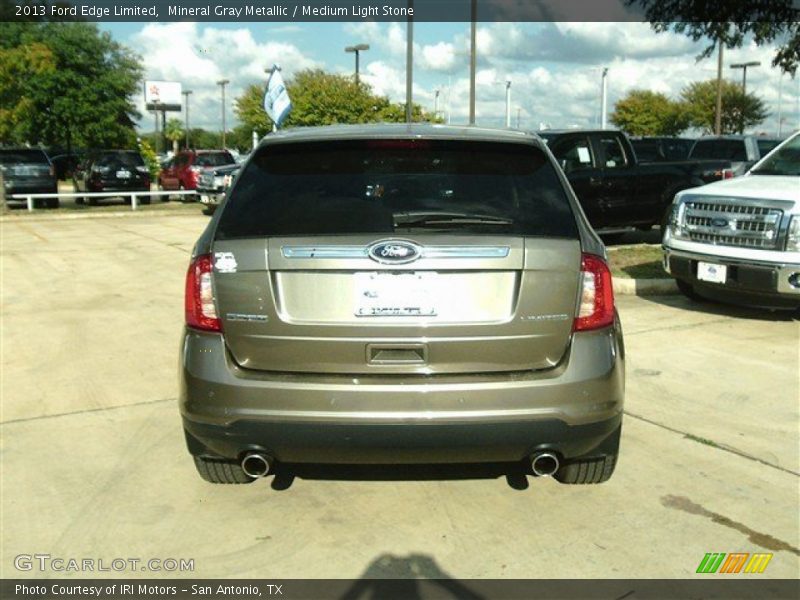 Mineral Gray Metallic / Medium Light Stone 2013 Ford Edge Limited