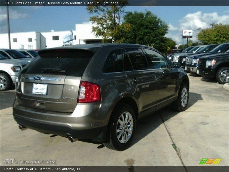 Mineral Gray Metallic / Medium Light Stone 2013 Ford Edge Limited