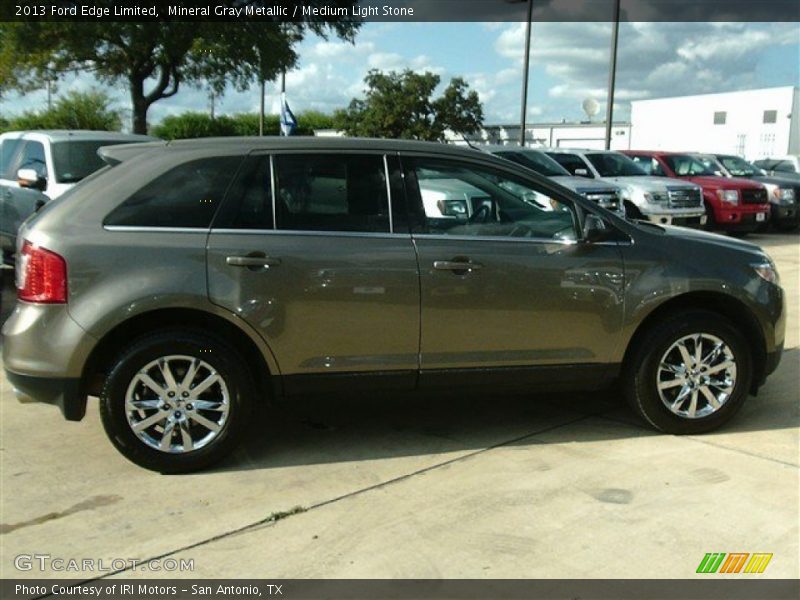 Mineral Gray Metallic / Medium Light Stone 2013 Ford Edge Limited