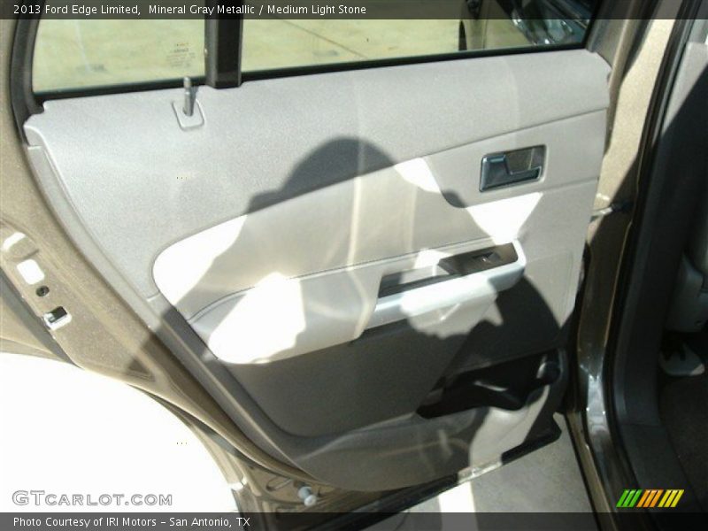 Mineral Gray Metallic / Medium Light Stone 2013 Ford Edge Limited