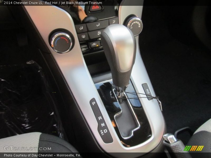 Red Hot / Jet Black/Medium Titanium 2014 Chevrolet Cruze LS