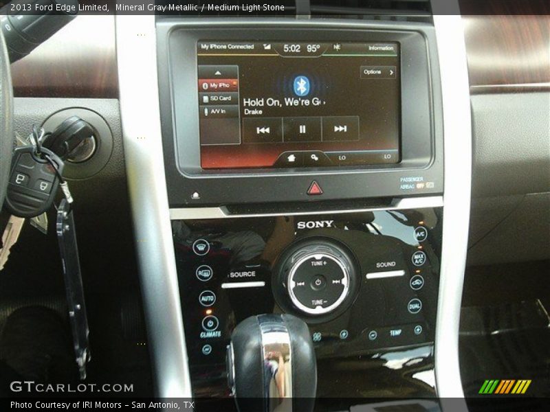 Mineral Gray Metallic / Medium Light Stone 2013 Ford Edge Limited