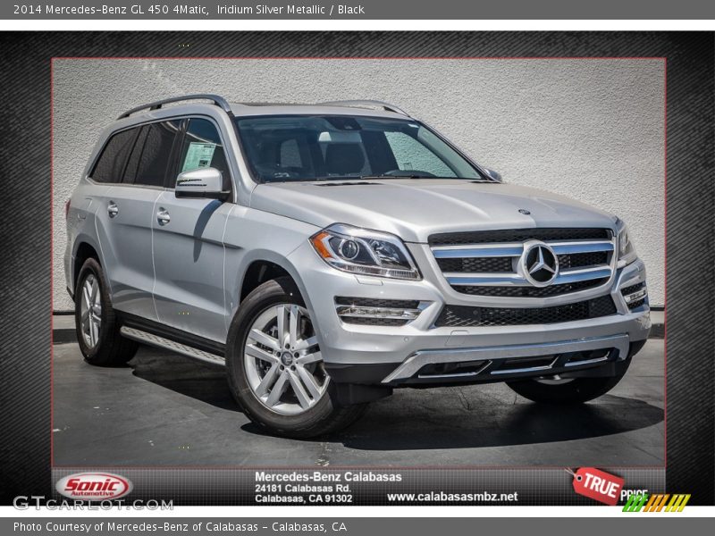 Iridium Silver Metallic / Black 2014 Mercedes-Benz GL 450 4Matic