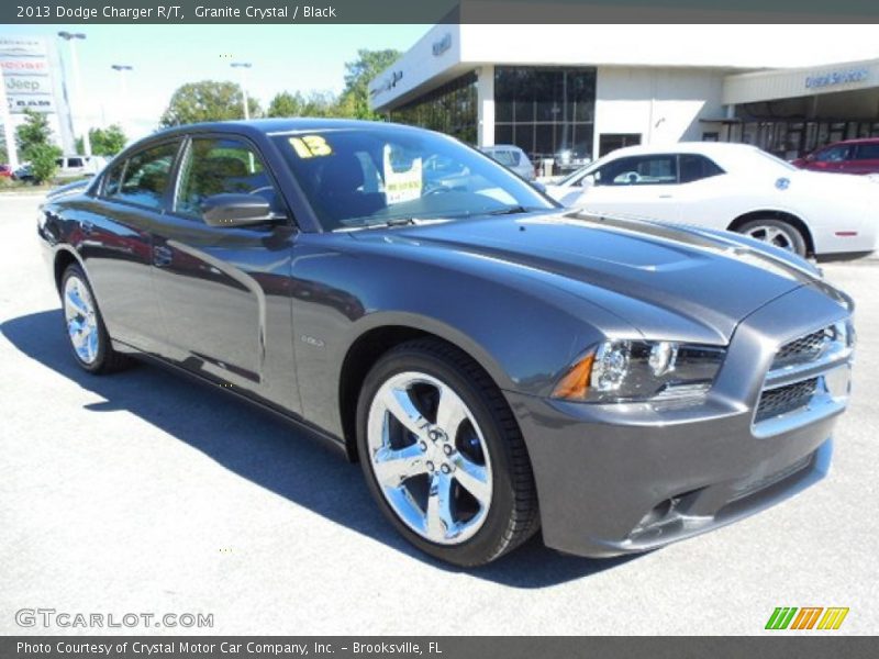 Granite Crystal / Black 2013 Dodge Charger R/T