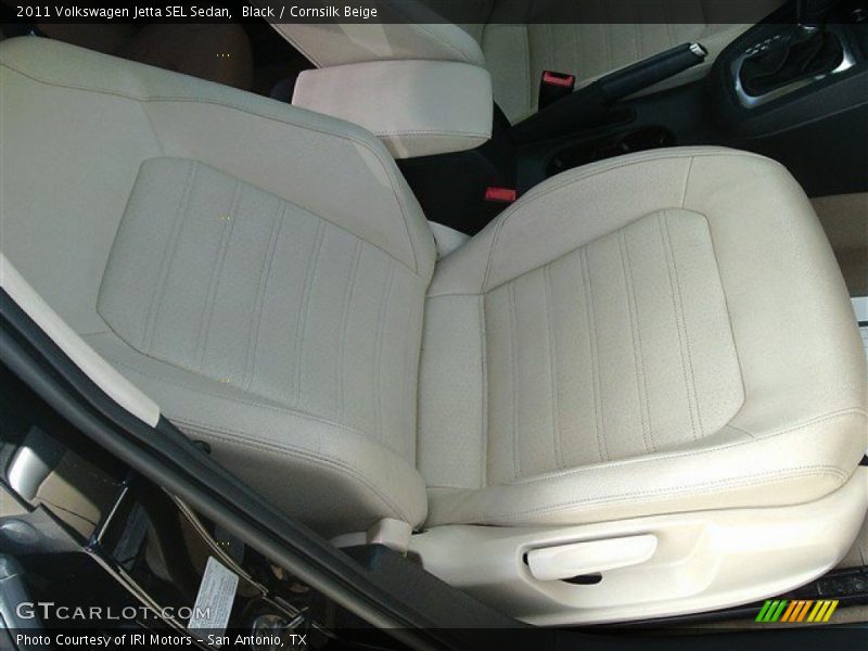 Black / Cornsilk Beige 2011 Volkswagen Jetta SEL Sedan