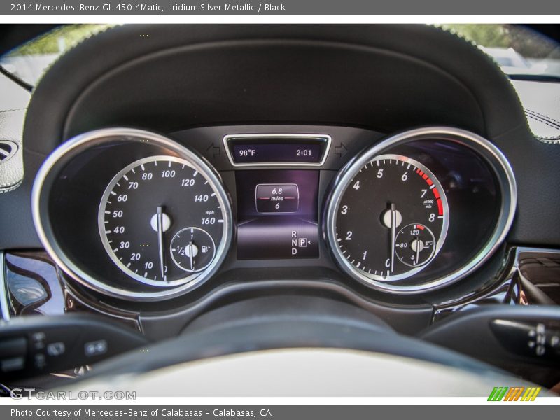 Iridium Silver Metallic / Black 2014 Mercedes-Benz GL 450 4Matic