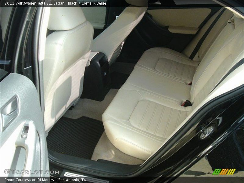 Black / Cornsilk Beige 2011 Volkswagen Jetta SEL Sedan