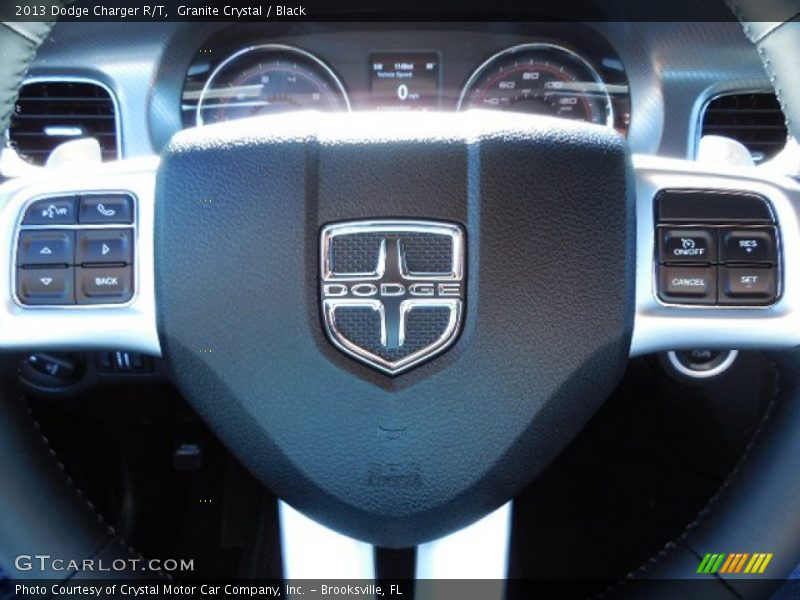 Granite Crystal / Black 2013 Dodge Charger R/T