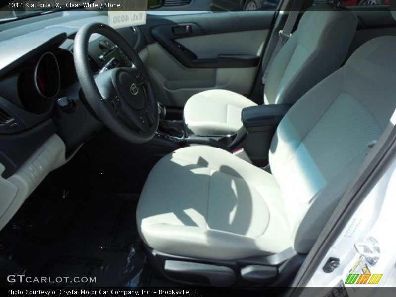 Front Seat of 2012 Forte EX