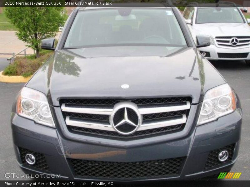 Steel Grey Metallic / Black 2010 Mercedes-Benz GLK 350