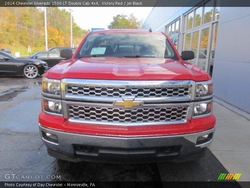 Victory Red / Jet Black 2014 Chevrolet Silverado 1500 LT Double Cab 4x4