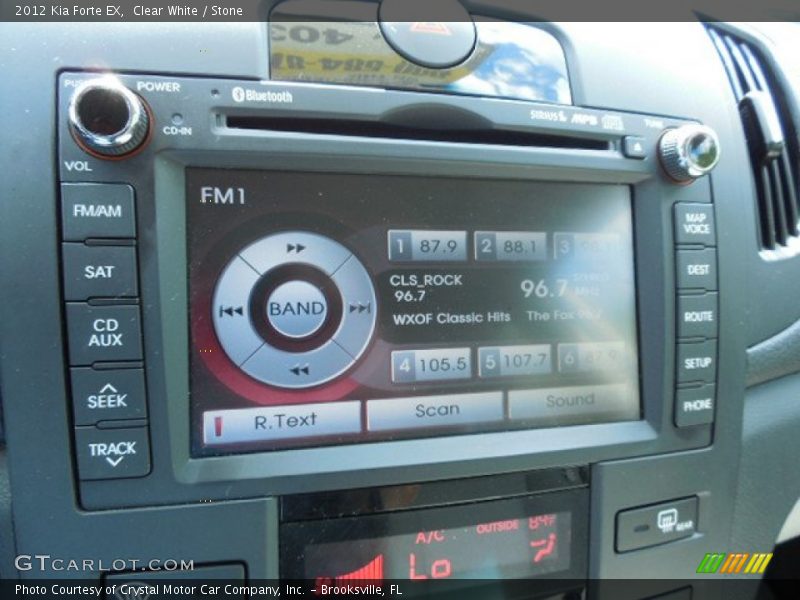 Clear White / Stone 2012 Kia Forte EX