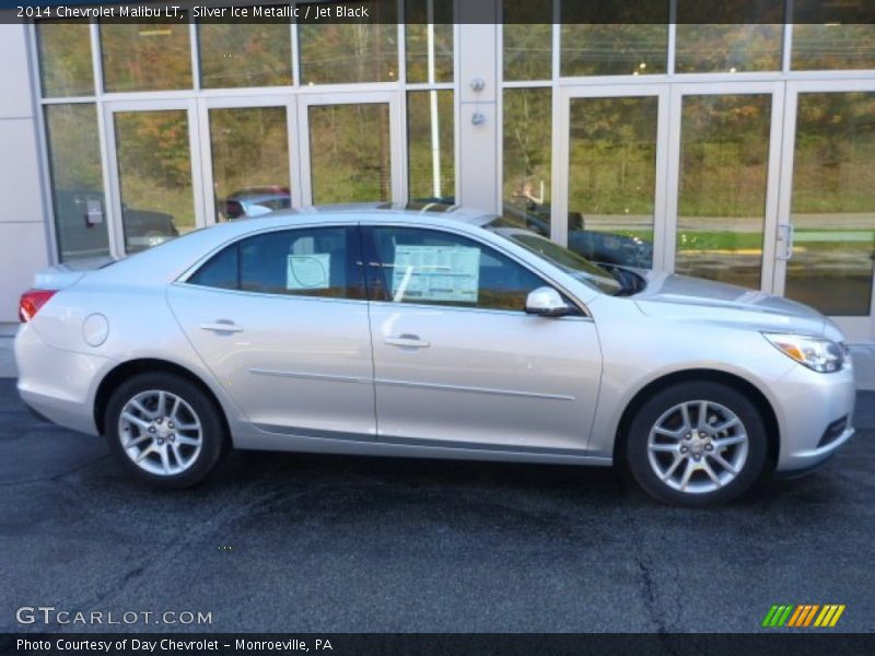 Silver Ice Metallic / Jet Black 2014 Chevrolet Malibu LT
