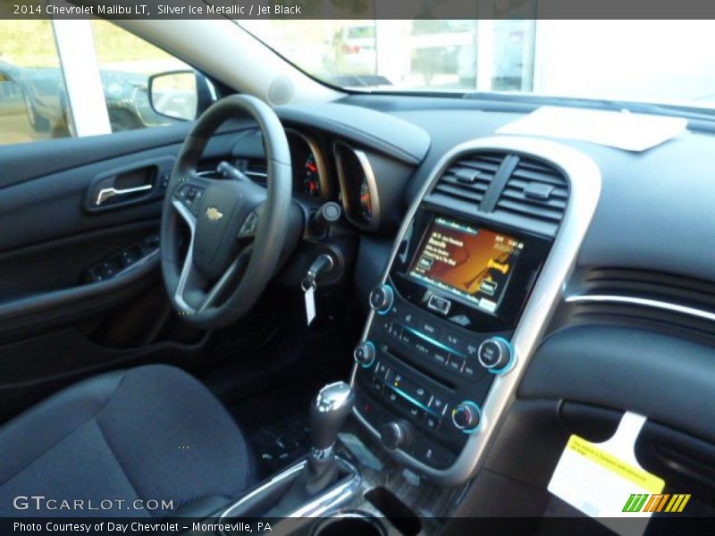 Silver Ice Metallic / Jet Black 2014 Chevrolet Malibu LT