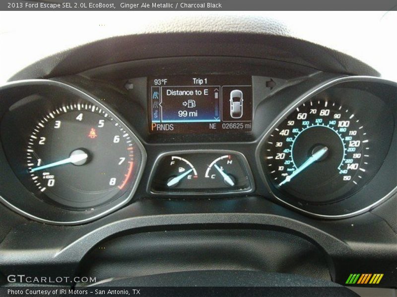 Ginger Ale Metallic / Charcoal Black 2013 Ford Escape SEL 2.0L EcoBoost