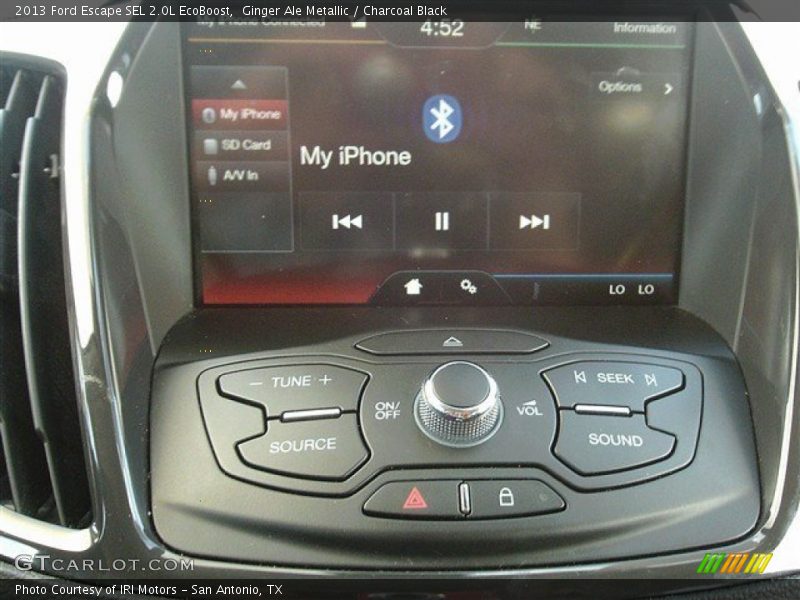 Ginger Ale Metallic / Charcoal Black 2013 Ford Escape SEL 2.0L EcoBoost