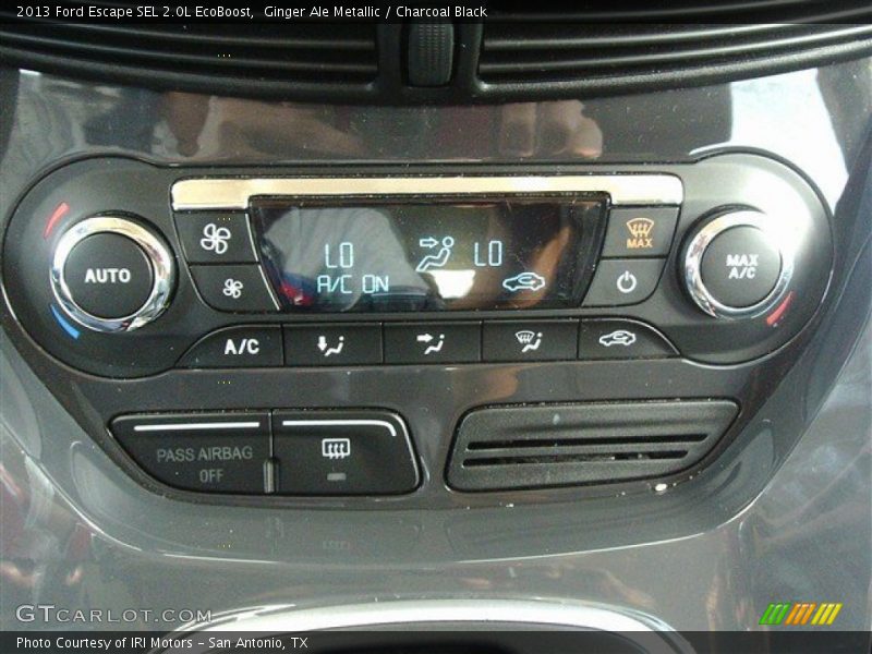 Ginger Ale Metallic / Charcoal Black 2013 Ford Escape SEL 2.0L EcoBoost