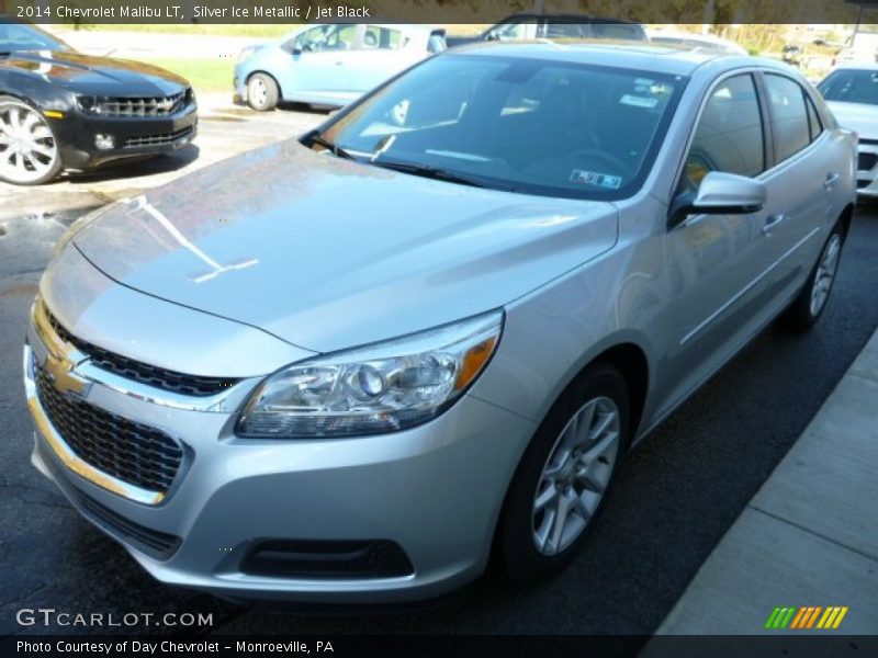 Silver Ice Metallic / Jet Black 2014 Chevrolet Malibu LT