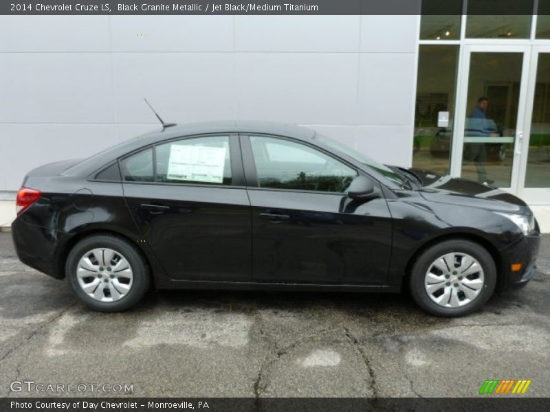 Black Granite Metallic / Jet Black/Medium Titanium 2014 Chevrolet Cruze LS