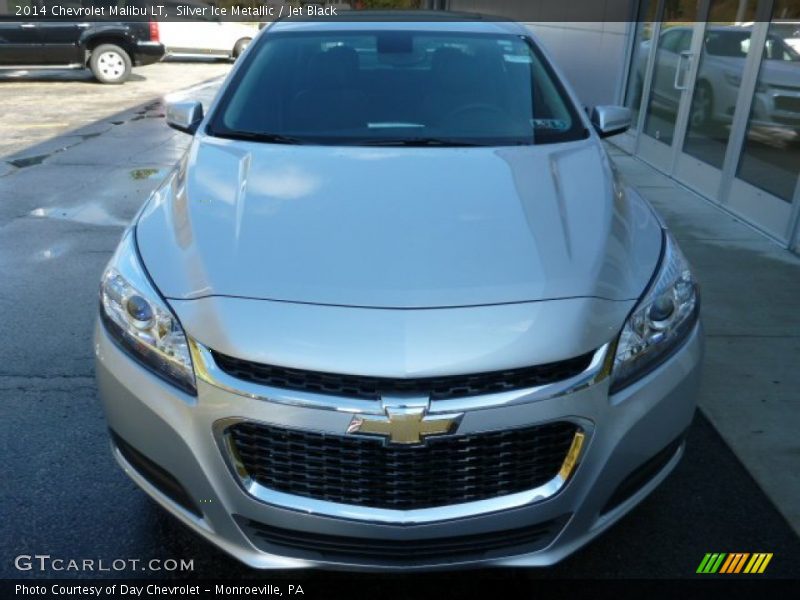 Silver Ice Metallic / Jet Black 2014 Chevrolet Malibu LT
