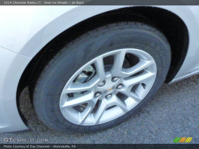 Silver Ice Metallic / Jet Black 2014 Chevrolet Malibu LT