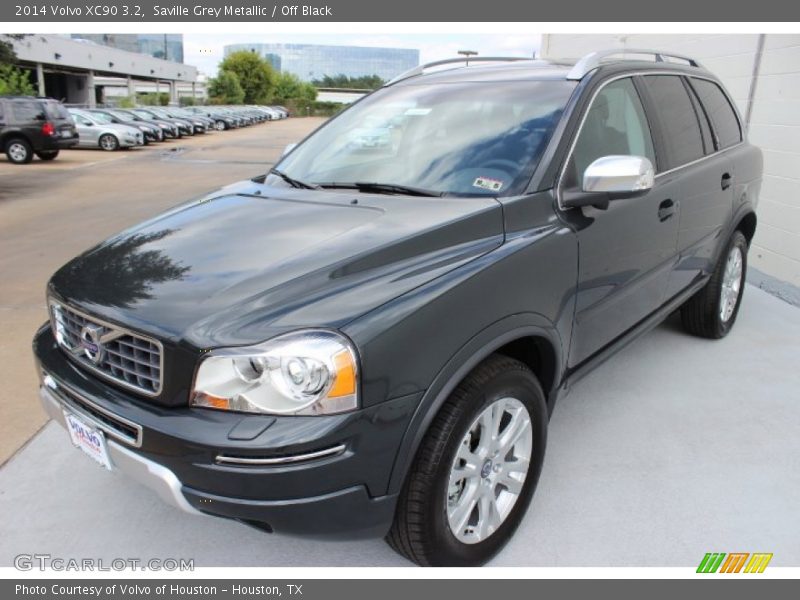 Saville Grey Metallic / Off Black 2014 Volvo XC90 3.2