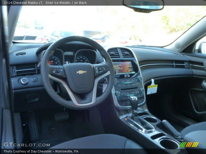 Silver Ice Metallic / Jet Black 2014 Chevrolet Malibu LT