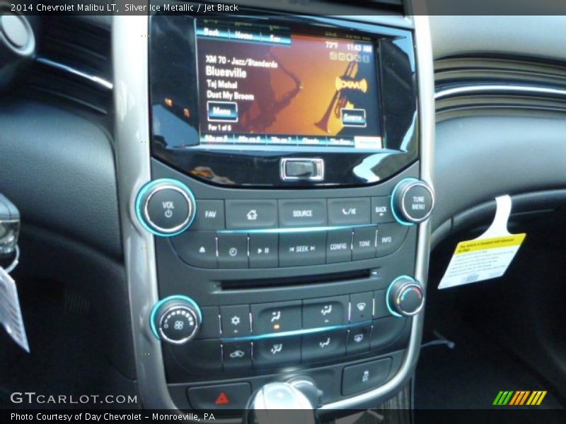 Silver Ice Metallic / Jet Black 2014 Chevrolet Malibu LT