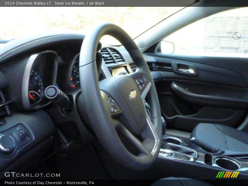 Silver Ice Metallic / Jet Black 2014 Chevrolet Malibu LT