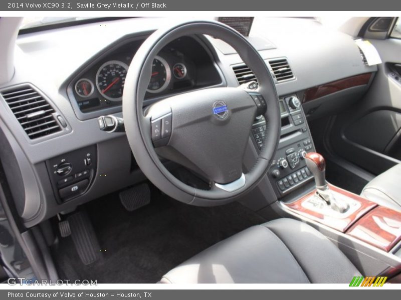 Saville Grey Metallic / Off Black 2014 Volvo XC90 3.2