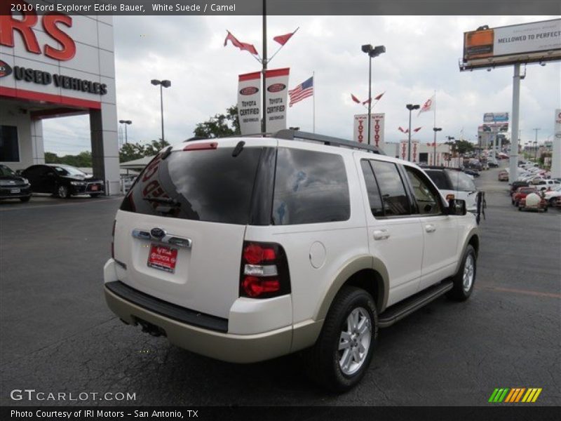 White Suede / Camel 2010 Ford Explorer Eddie Bauer