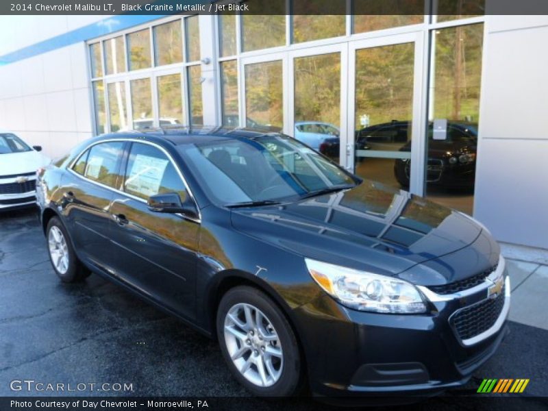 Black Granite Metallic / Jet Black 2014 Chevrolet Malibu LT