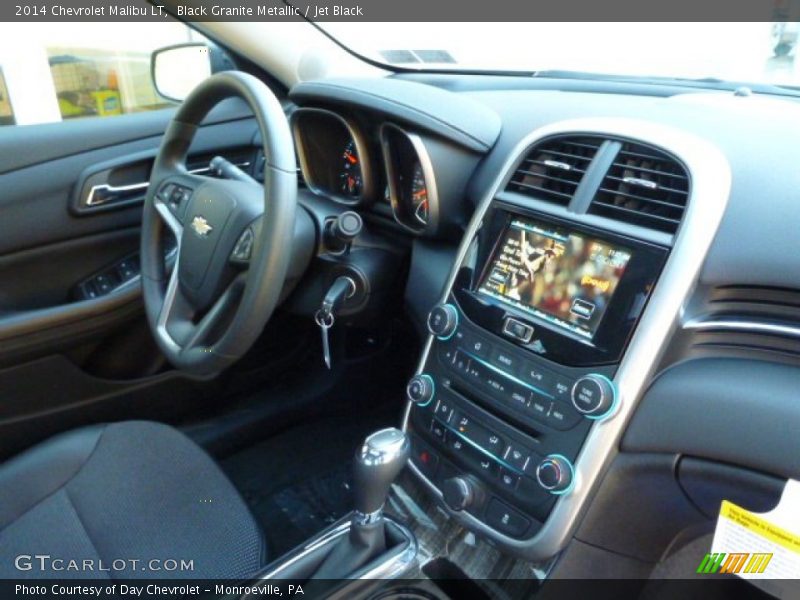 Black Granite Metallic / Jet Black 2014 Chevrolet Malibu LT