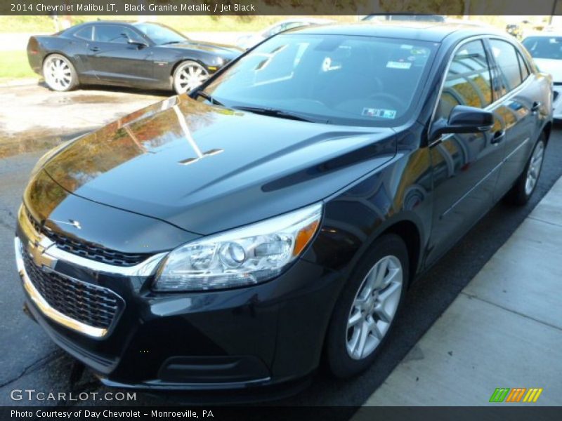 Black Granite Metallic / Jet Black 2014 Chevrolet Malibu LT
