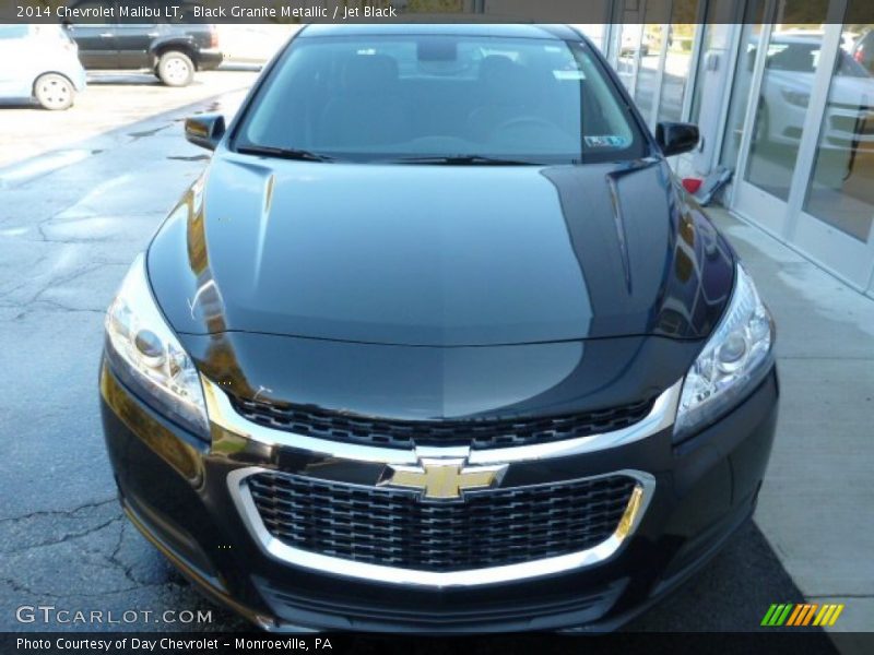 Black Granite Metallic / Jet Black 2014 Chevrolet Malibu LT