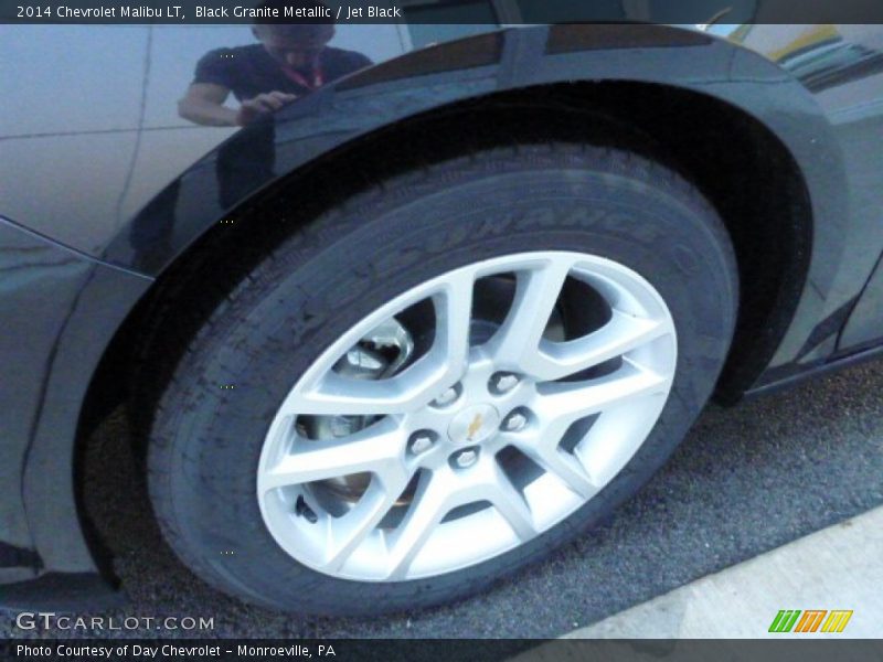 Black Granite Metallic / Jet Black 2014 Chevrolet Malibu LT
