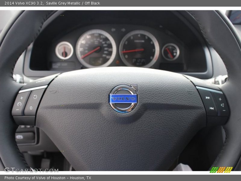 Saville Grey Metallic / Off Black 2014 Volvo XC90 3.2