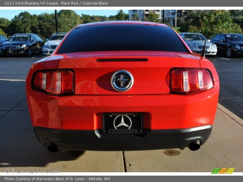 Race Red / Charcoal Black 2011 Ford Mustang V6 Coupe