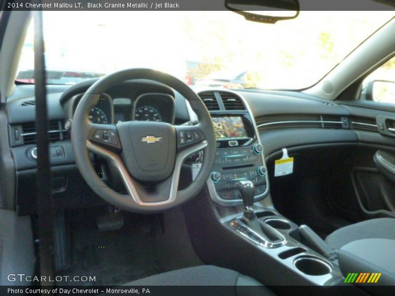 Black Granite Metallic / Jet Black 2014 Chevrolet Malibu LT