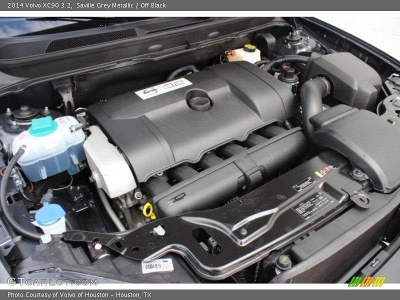 Saville Grey Metallic / Off Black 2014 Volvo XC90 3.2